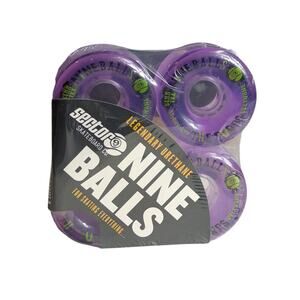 Sector Nineballs 64mm Set Of 4 Longboard Skateboard Wheels Purple 78A The Purps